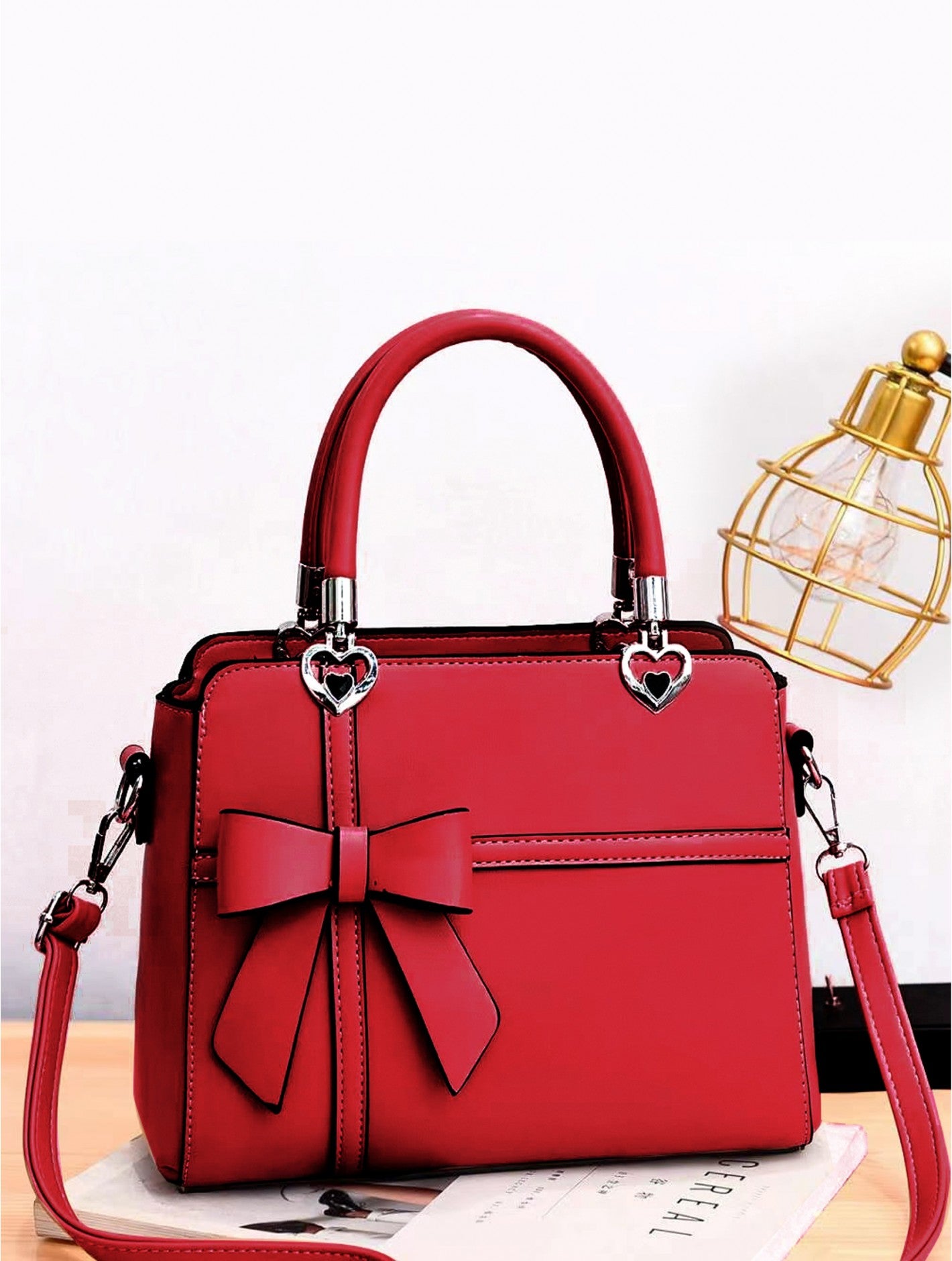 Bowknot Purse in Red