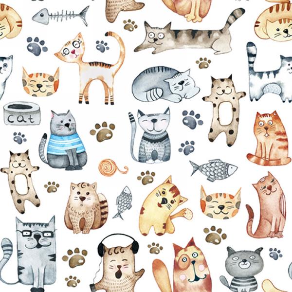 Cats & Paws Lunch Napkins