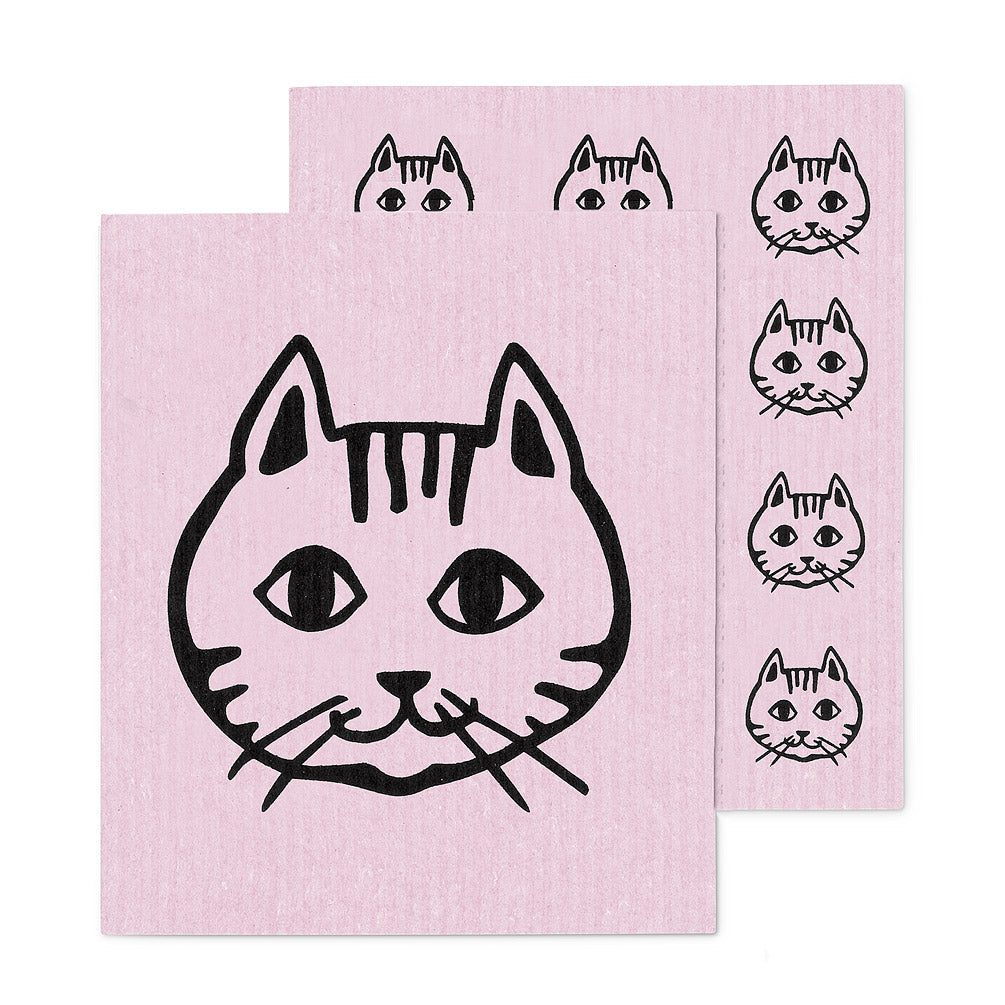 Feline-Friendly in Pink, Set of 2