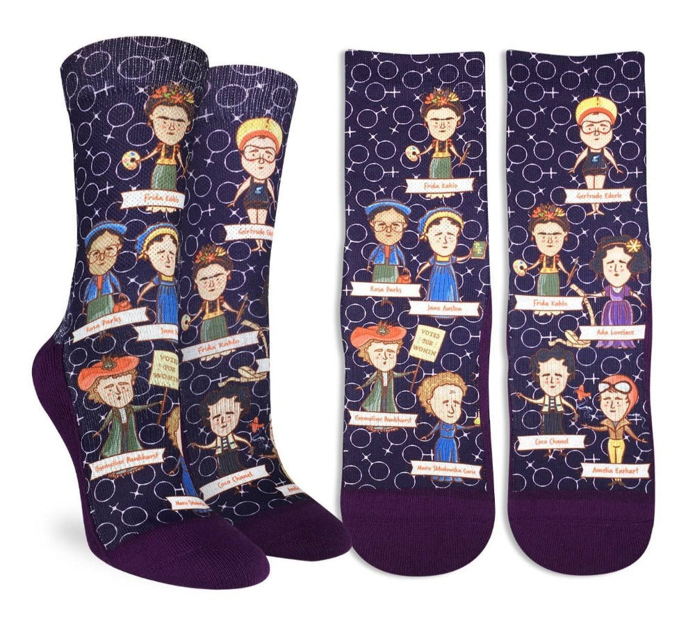 Great Women in History, Active Fit Socks